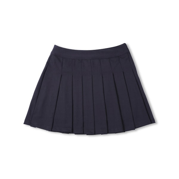 Pleated Mini Skirt - Black