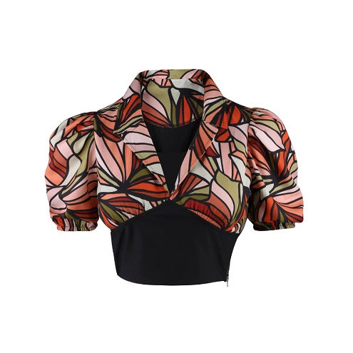 Ivy Crop Top - Coral