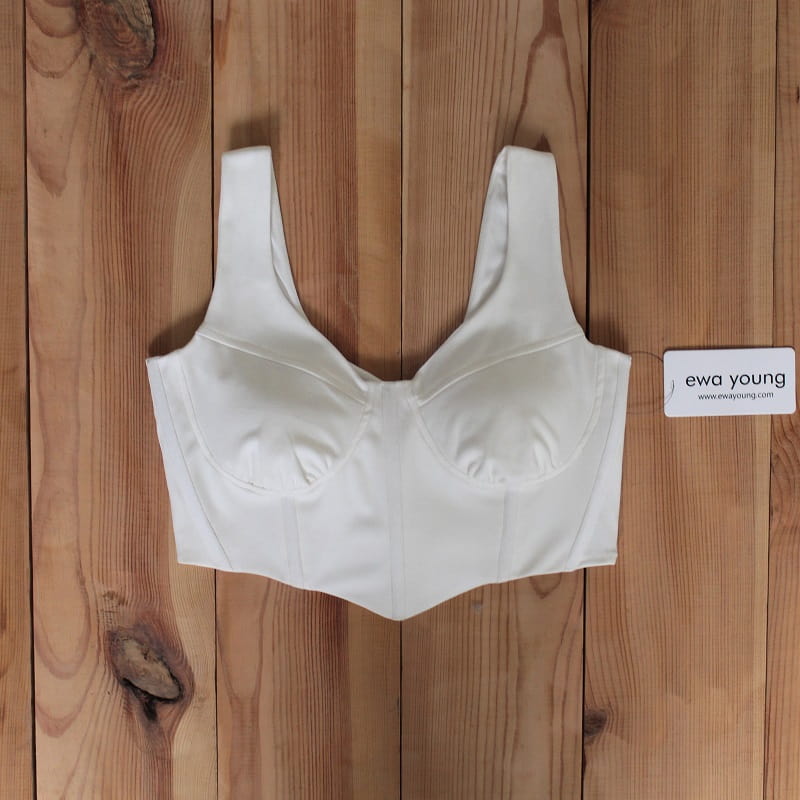 Sydney Crop Top - Pearl