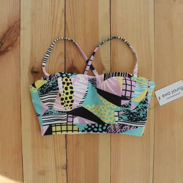 Pastel Mess Senorita Crop Top(Padded)