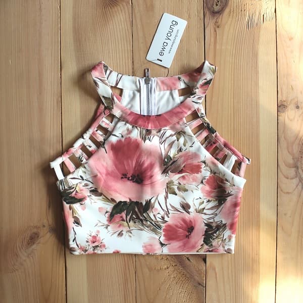 Combo of 3 Floral Crop Tops