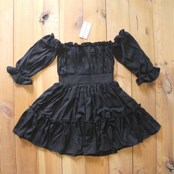 Black Summer Frill