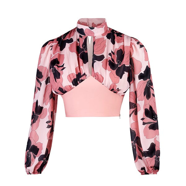 Mystique Crop Top - Orchid Pink