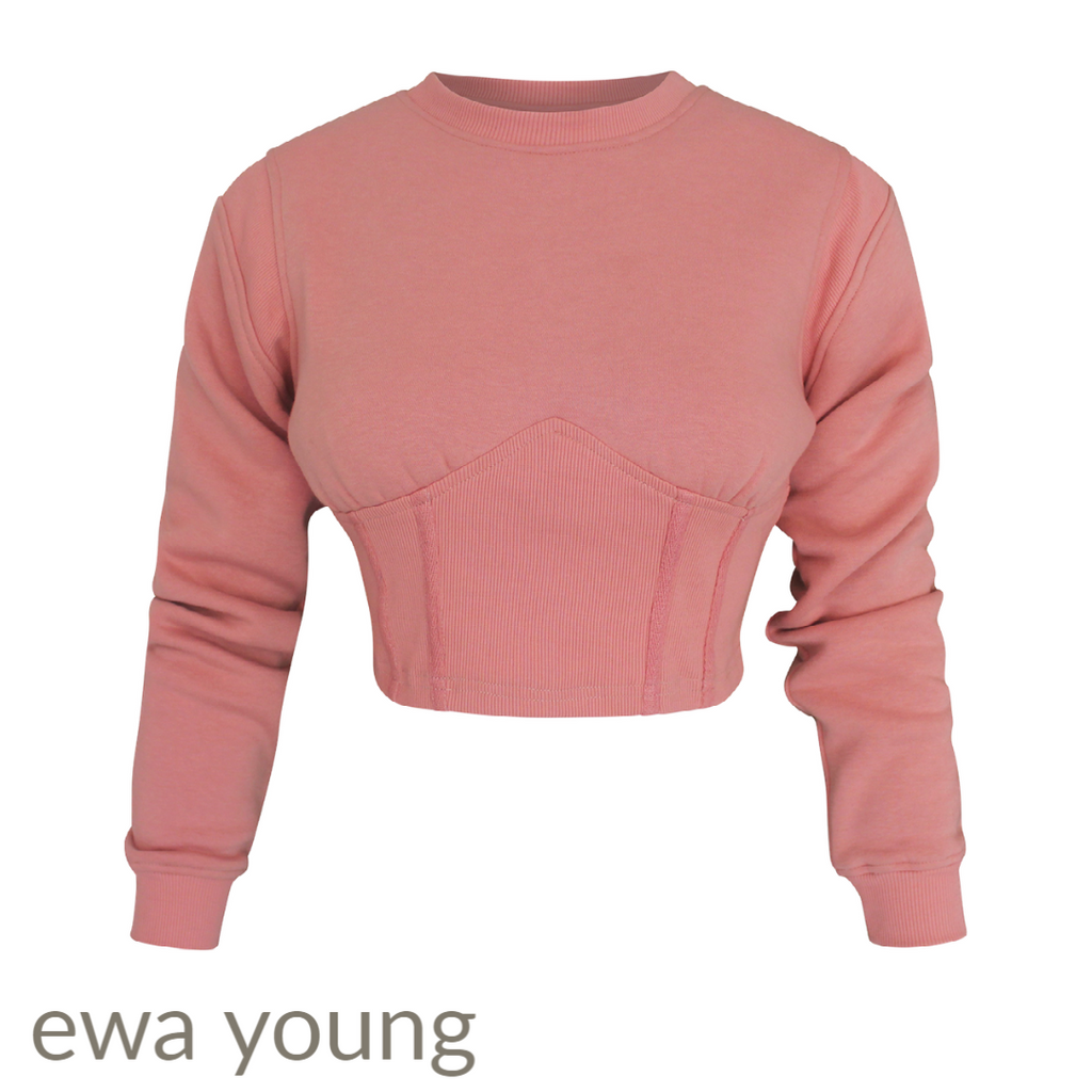 NY Sweatshirt - Baby Pink