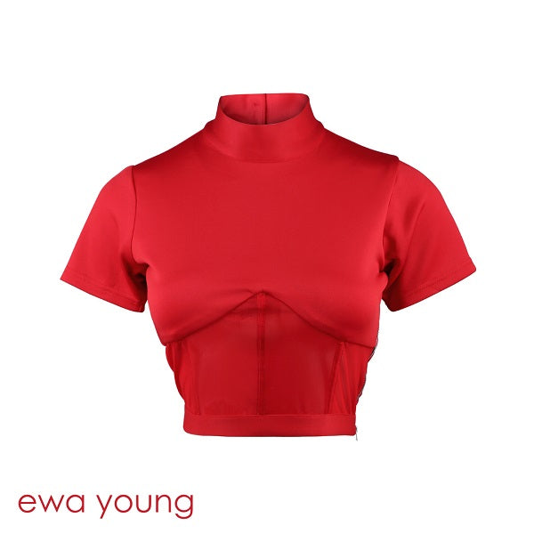 Stella Crop Top - Red
