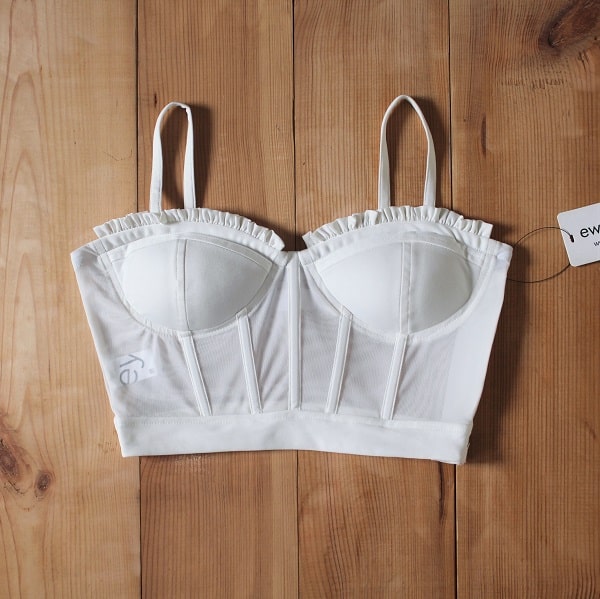White Vine Crop Top